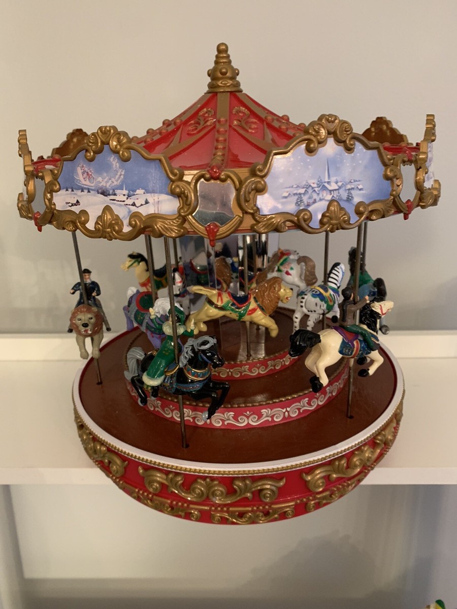オルゴール Mr. Christmas Triple Decker Carousel Amazon.com: Mr. Christmas Triple Decker Carousel : Home