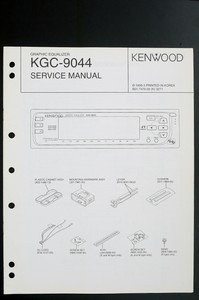Kenwood KGC-9044 Original Service Manual/schematic diagram/parts list