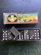 Vintage Antique Dominos 28 Total