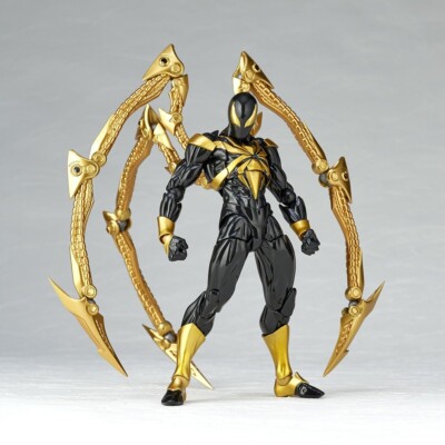 Revoltech Amazing Yamaguchi Iron Spider Onyx Stealth Tech Ver. U.S