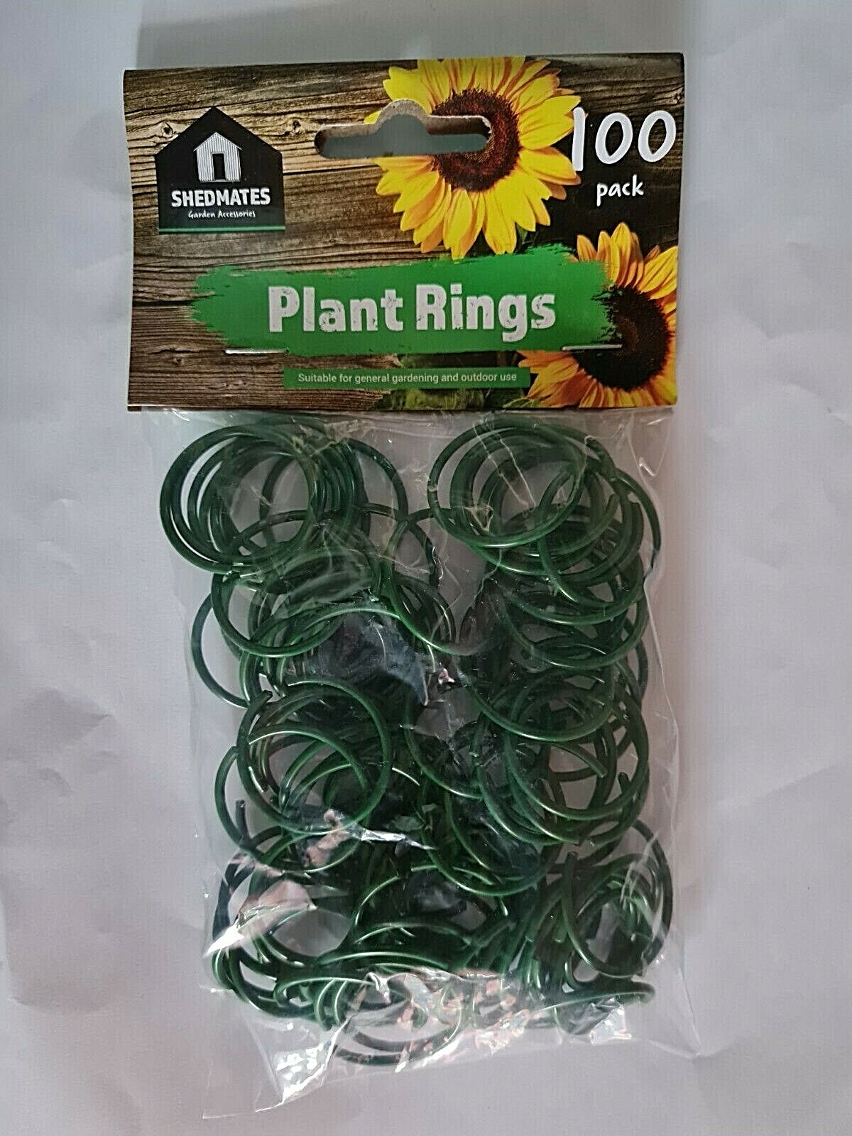 100 Plant Rings Plastic Reusable Twisty Support Bendy Ties to Secure Plants