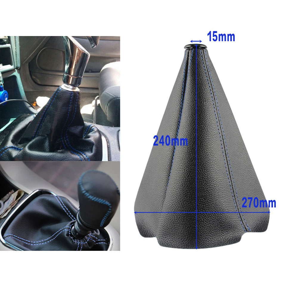 Ponto de couro manual carro câmbio automático botão bota capa universal, - Imagem 2 de 4