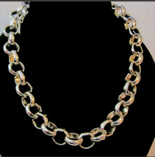 New Kenneth Cole Large Link Chain Necklace 17 1/2"L New York