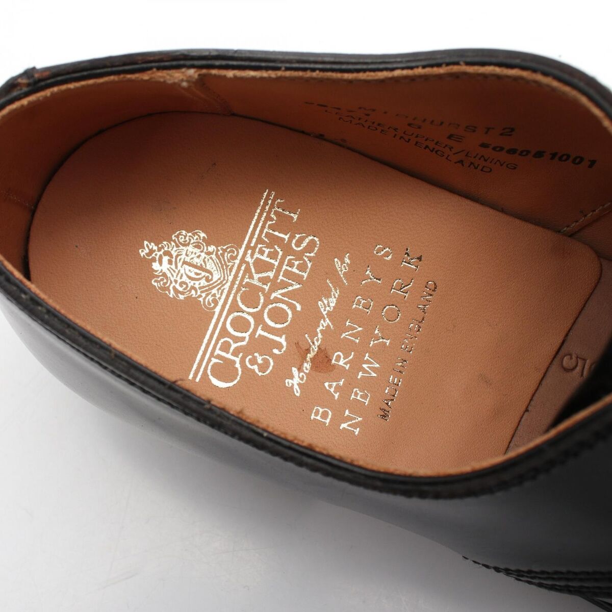 CROCKETT&JONES MIDHURST 2 Dress shoes leather Black Used CROCKETT&JONES MIDHURST 2 Dress shoes leather Black Used