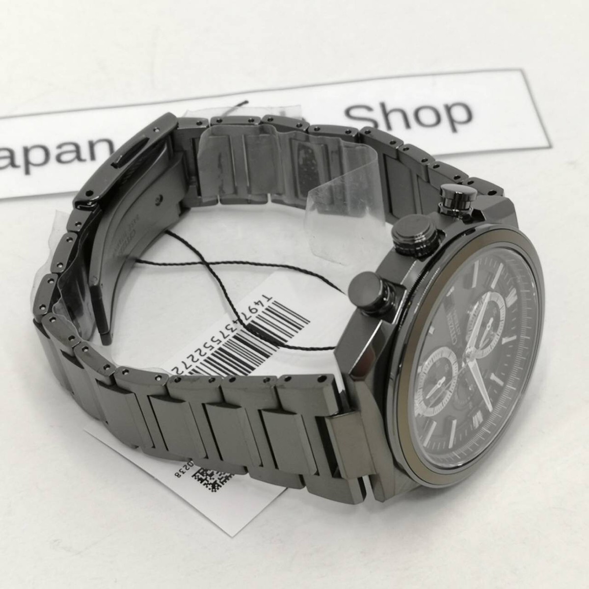 CITIZEN ATTESA CA0835-61H Black Eco-Drive Titanium Chrono Men's