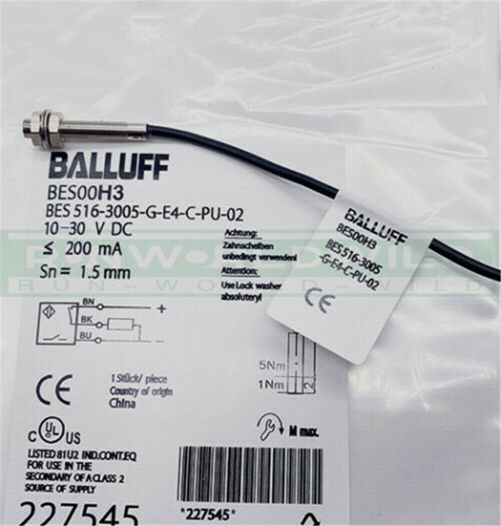 1PCS New For Balluff BES00H3 BES 516-3005-G-E4-C-PU-02 Proximity switch  Sensor