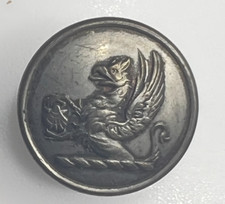 Antique Livery Button Griffin Holding A Shell 25 mm Firmin & Sons