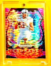 Prizm Draft Picks Pink Pulsar Crusade Patrick Mahomes Texas Tech Refractor MVP