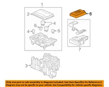 GM OEM 14-23 Escalade ESV Electrical Battery-Fuse Box Cover 23190335