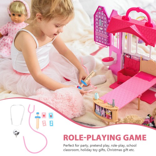 Non-medical Non-medical Stethoscope Toy Set Kit for Children Toddler Playset - Picture 3 of 12