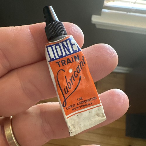 Vintage Partial Tube Of Lionel Train Lubricant Bright Label eBay