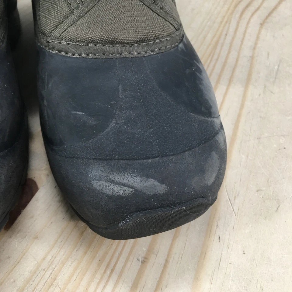 Botas Sorel para mujer 10 Cumberland aisladas con cordones invierno botas de nieve verde oliva Foto 4 de 4