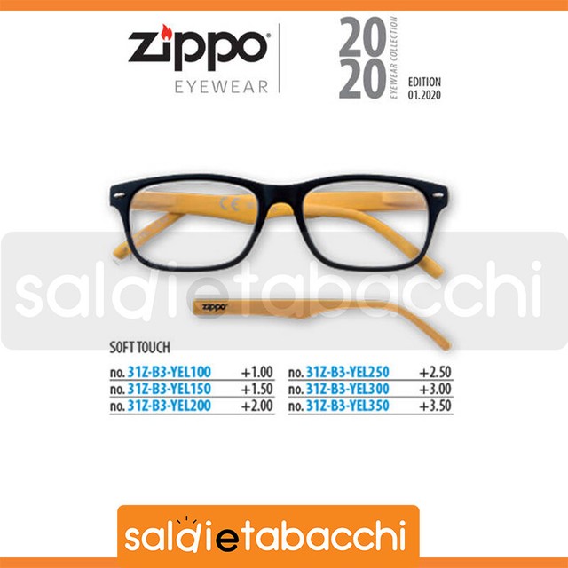 Occhiale da lettura Zippo B-concept B3 Giallo 2.00 | Acquisti Online su eBay