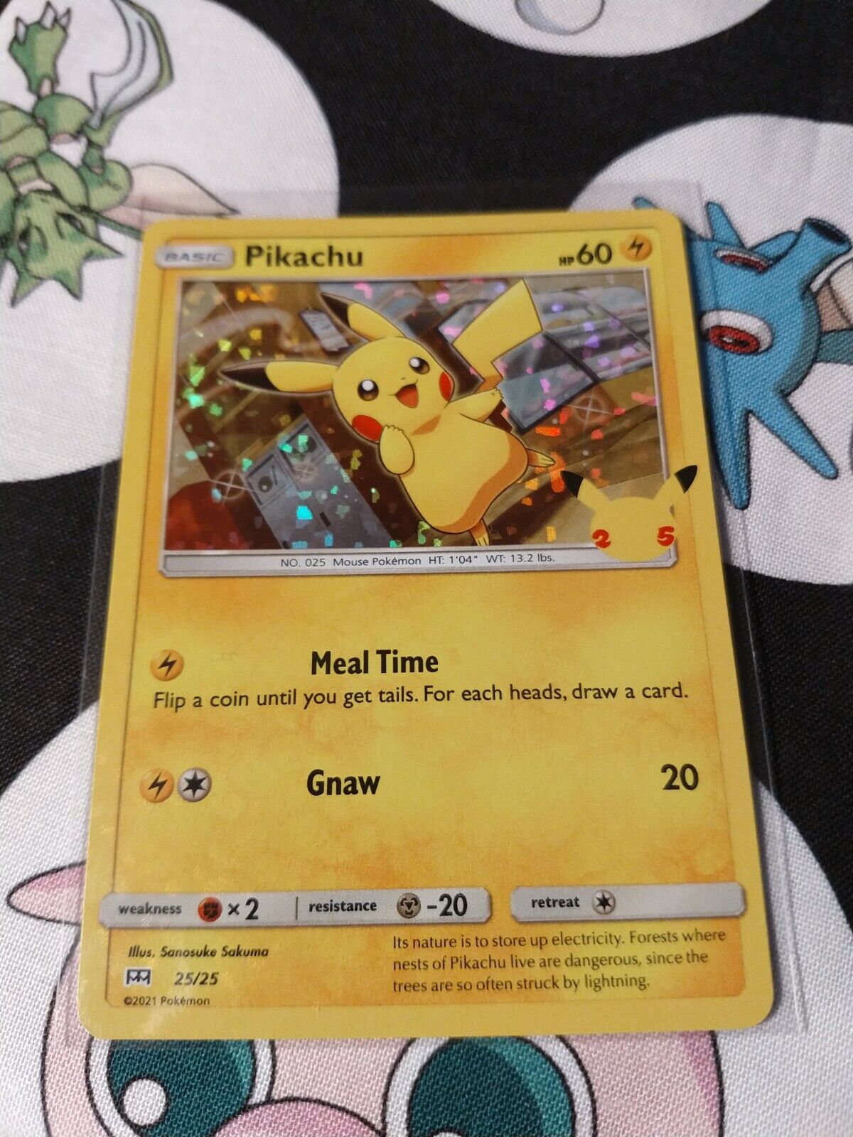 Cards Pokémon 25 anos McDonald's 2021 Cartas Tcg