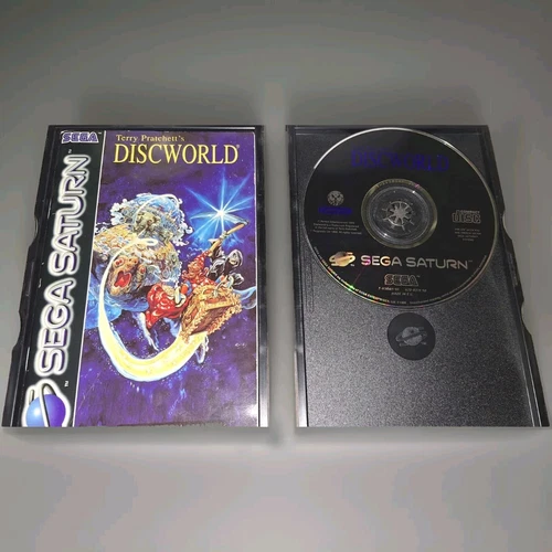 Discworld Sega Saturn PAL Complete With Manual Scarce Terry Pratchett Video Game