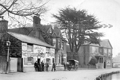 Nuu-29 Angler's Inn, Riverside, Bishopstoke, Hampshire 1918. Foto
