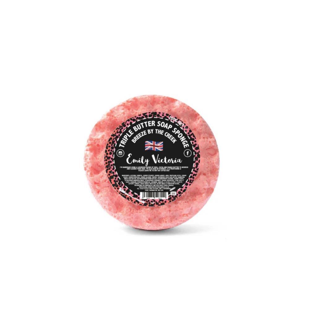 Body Soap Sponge Emily Victoria Moisturising Triple Butter Exfoliating Breeze By