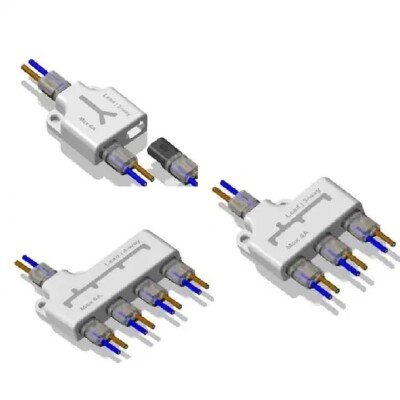 Terminal Splitter Box 2/3/4-er Anschluss steckbare KFZ Stecker LED Band Audio
