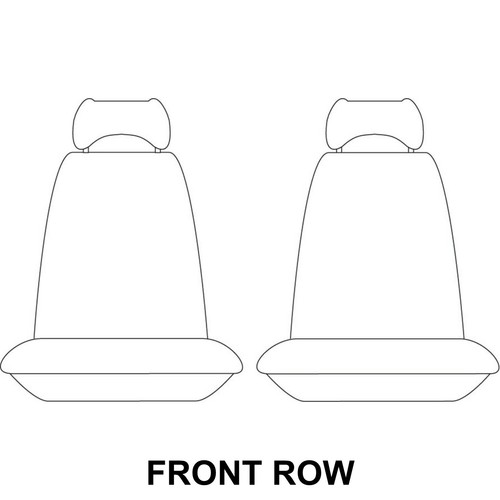 SINGLE ROW CUSTOM BLACK MESH SEAT COVER FOR MAZDA 121 96-97 - Picture 8 of 10