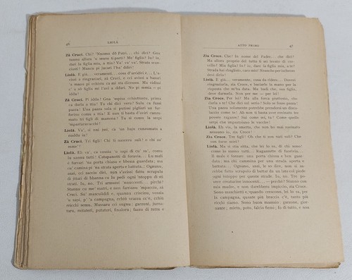 97460 Luigi Pirandello - Liolà - Formiggini 1917 (I Edizione Rara) - Picture 12 of 17
