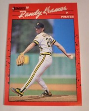 1990 Donruss Randy Kramer #409 Pirates Pitcher Baseball Card