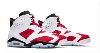 Preowned Nike Men’s Jordan 6 Retro Carmine Red White Sneakers 2014 Sz 10 US s-l400.jpg main image 3