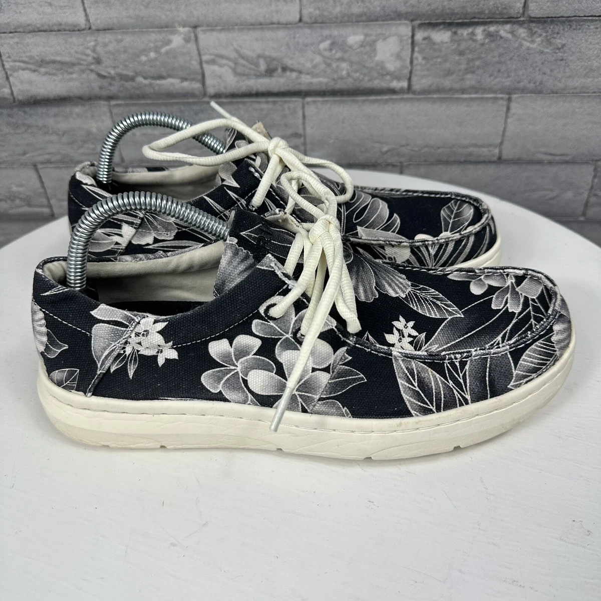 Ariat Hilo Lace Mens Shoes Casual Boat Beach Style Shoes Size 8.5D