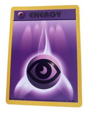 Psychic Energy Base Set 1999 101/102 unbegrenzter Druck Pokemon TCG WOTC 1999