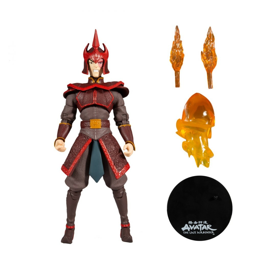 McFarlane Avatar Last Airbender Prince Zuko Helmeted 18cm Action Figure