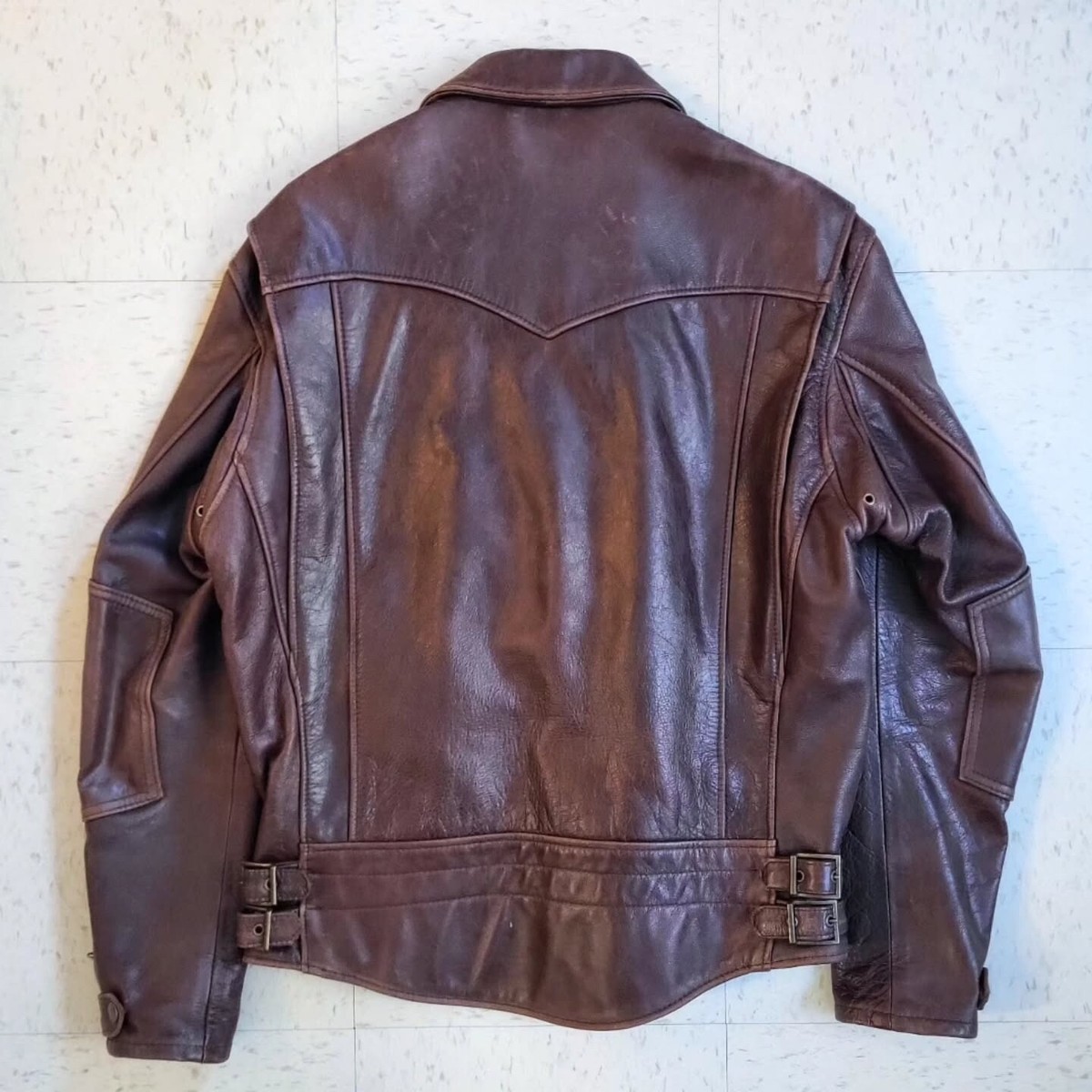 80's〜 schott Lightweight Cowhide Motorcycle Jacket in Black or Brown