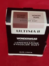 Ultima II Wonderwear Longwearing Eye Color Duet NEW IN BOX Wonder Bronze/Pearl