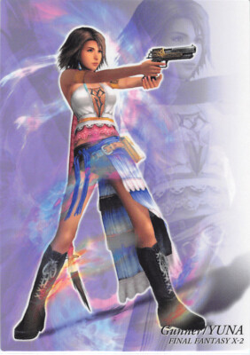 Final Fantasy Art Museum Trading Card #568 Gunner / Yuna 10-2 X-2