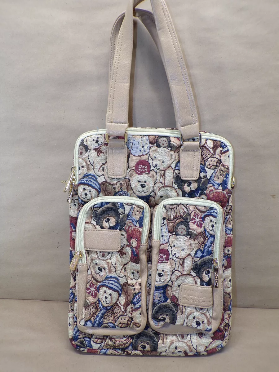 Vertical laptop shoulder clearance bag