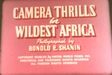 CAMERA THRILLS IN WILDEST AFRICA Super-8 Sound Color 1960s Castle Films 10 min.