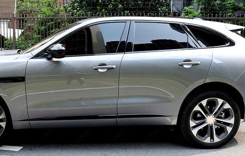 Window Molding Side Frame Cover Trim For Jaguar F-PACE 2017-2024 Glossy Black - Picture 5 of 5
