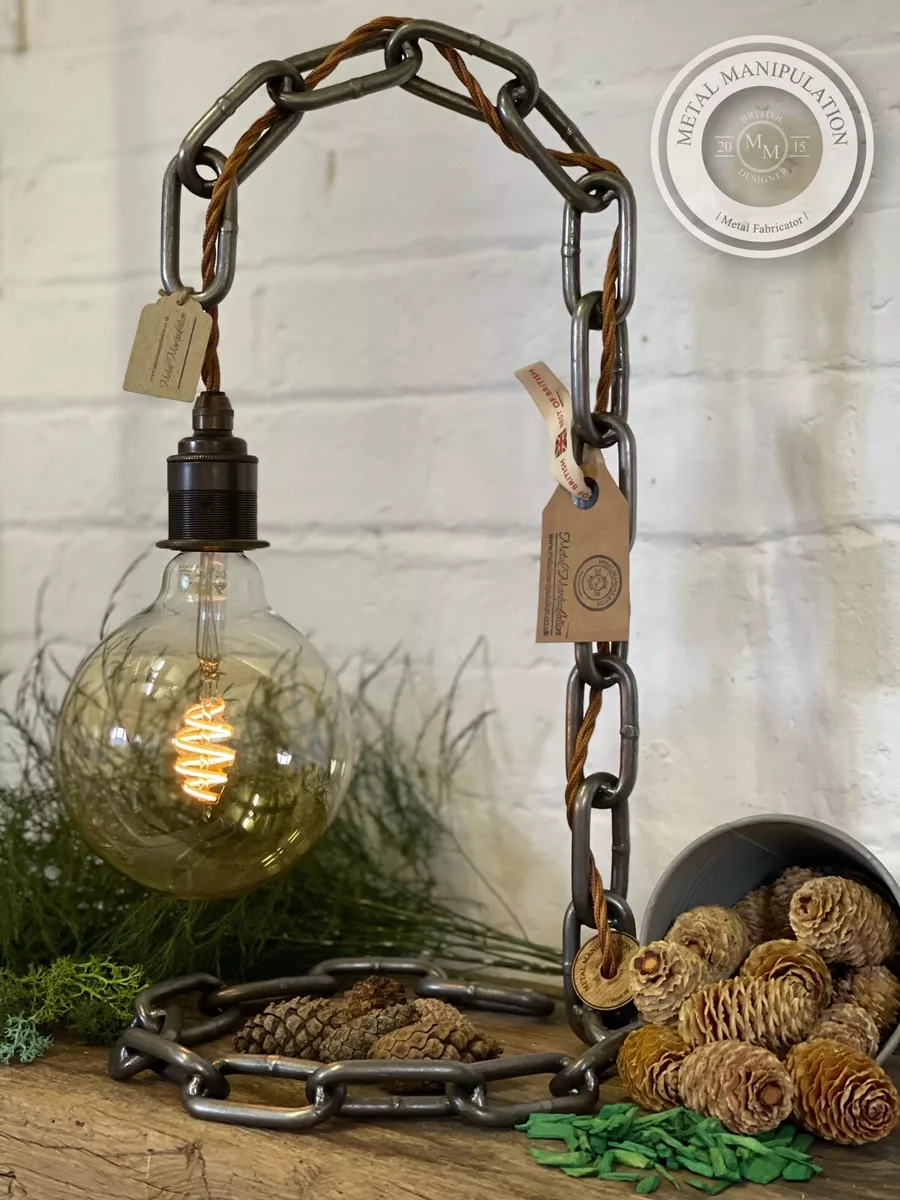 Vintage on sale chain lamp