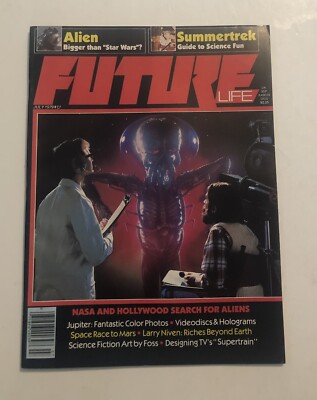 1979 July Sci Fi Magazine Future Life NASA And Hollywood Search For Aliens 0C