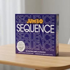 The Original Jumbo Sequence Board Game with Foldable Mat   Fun