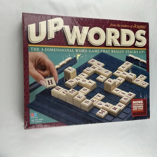 Vintage UpWords Board Game 1997 Milton Bradley NEW SEALED