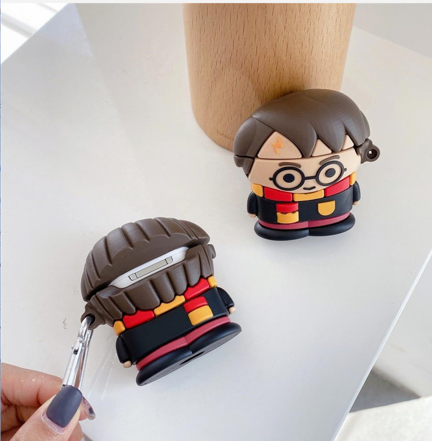 Harry Potter Apple Airpods Cubierta Protectora Auriculares Inalámbricos Soporte Silicona