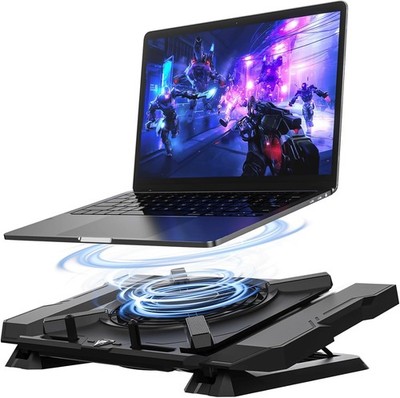 Laptop Cooling Pad für 12-21 Zoll Notebooks, RGB Gaming Kühler mit 180mm