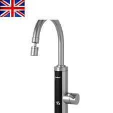 Luxury 360° Swivel Hot Water Tap - Quick Heat, LED Display, Stainless Steel