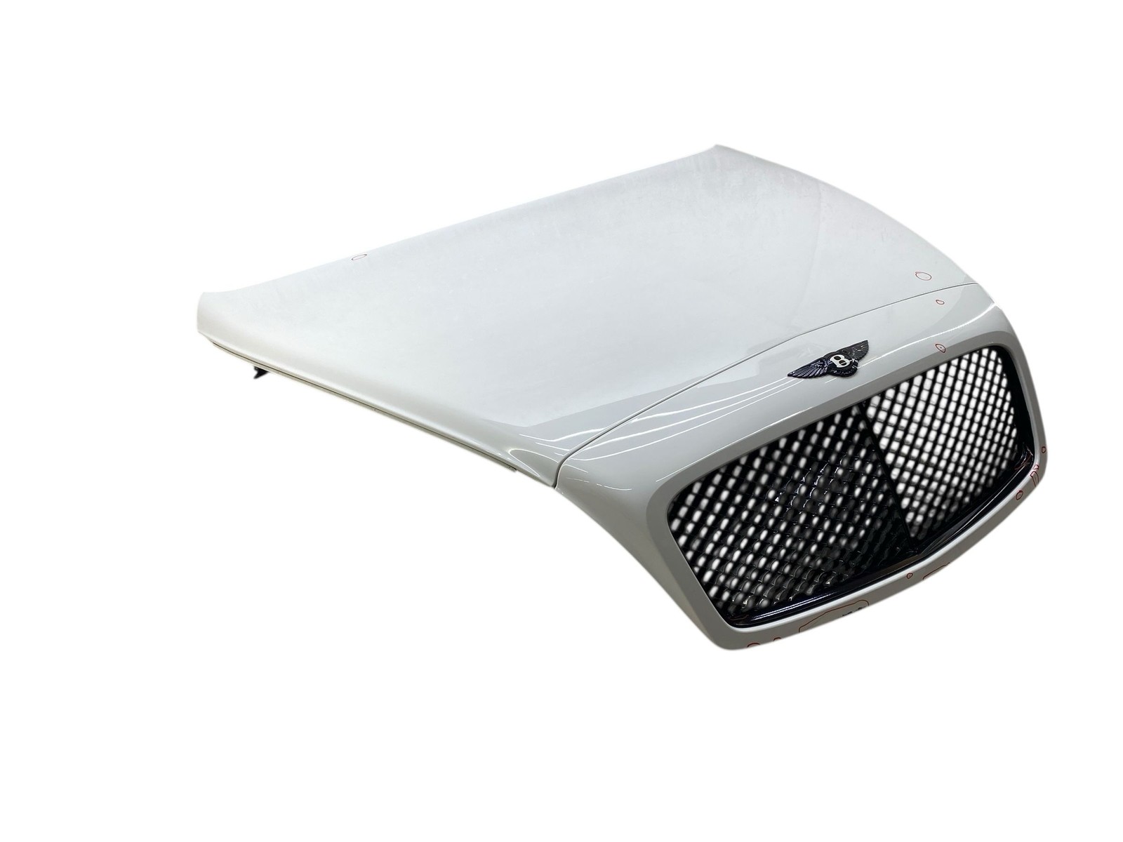 2006-2012 BENTLEY CONTINENTAL FLYING SPUR SPEED FRONT HOOD BONNET WHITE