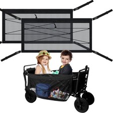 2 Pcs Wagon Cargo Net for Stroller 13.78 x 27.56 Inch Heavy Duty Stretchable ...