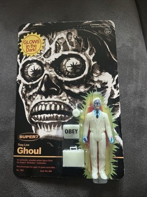 Super7 They Live Ghoul Glows in the Dark ReAction Figure 2023 UnPunched    