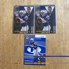 Peyton Manning Colts 1998 Rookie Insert Lot Of 3 Cards