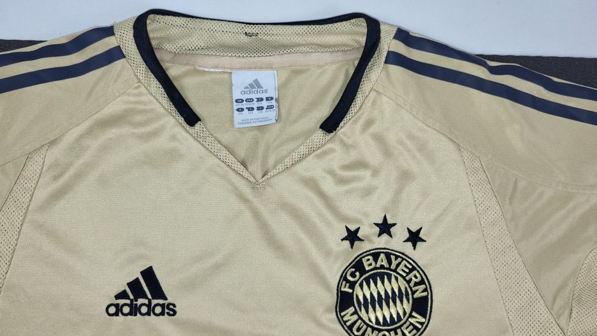 Adidas FC Bayern Munich Munchen football Gold shirt jersey XL (18