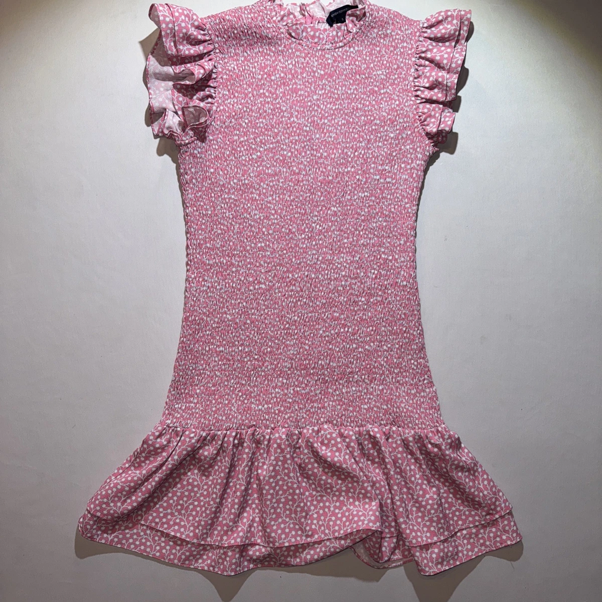Robe French Connection Noire à Pois - Taille 6 - Dos Découpé - Neuve Avec étiquette