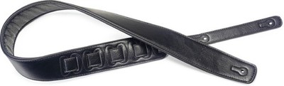Guitar Strap, Black, Faux Leather