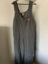 TOUR MASTER XXL Mens Black Nylon Motorcycle Bibs Snowmobile Biker Pant Insulated